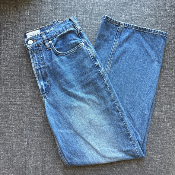 FRAME Denim High'N'Tight Wide Leg in Stearnlee Wash - Sz 27 - Picture 13 of 15